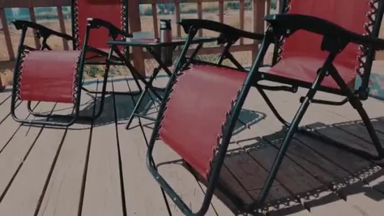 屋外モダンなラウンジ折りたたみ椅子ステンレスアルミニウム調節可能な折りたたみ式サンビーチレジャー怠惰なラウンジチェア
