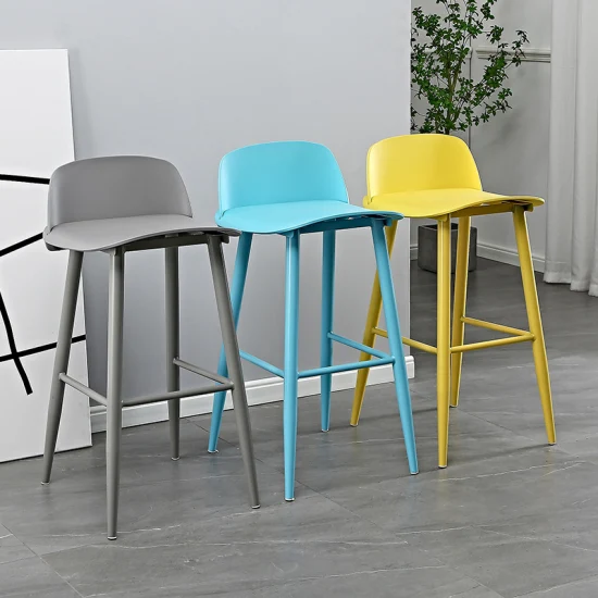 Senchu メーカー軽量ガーデンチェア PP 脚白キッチンチェアプラスチック椅子リビングルームスカンジナビア椅子卸売